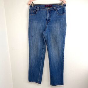 Gloria Vanderbilt Blue Jean 10 32x29 Average Straight Leg Mid Rise 10.5" Stretch